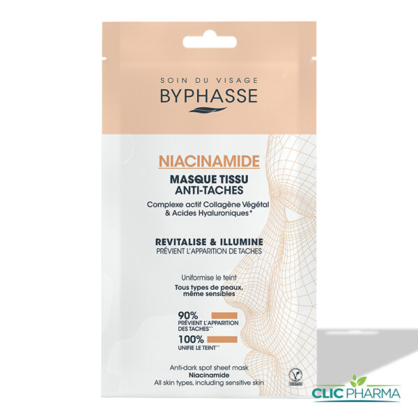 BYPHASSE MASQUE TISSU ANTI-TACHES NIACINAMIDE 18ML