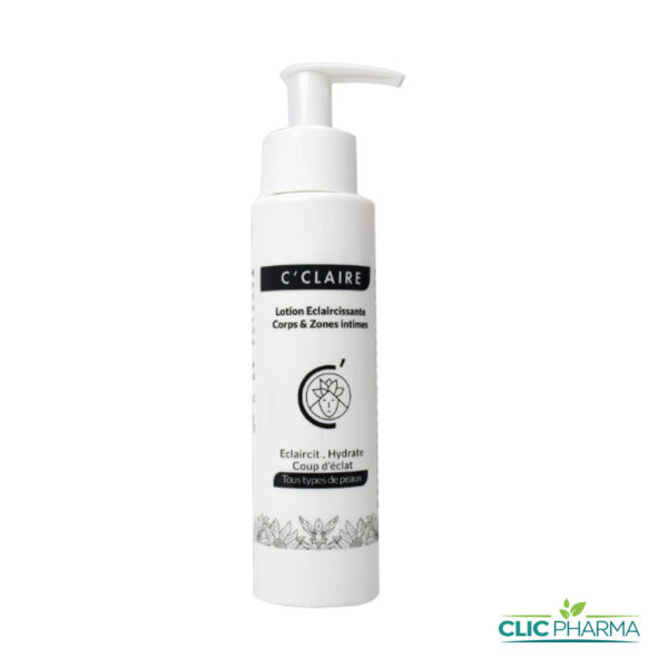 C'CLAIRE LOTION ECLAIRECISSANTE CORPS & ZONE INTIME 150 ML