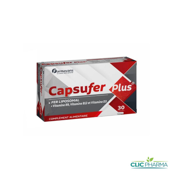 FARMAVANS CAPSUFER PLUS FER LIPOSOMAL (30 GÉLULES)