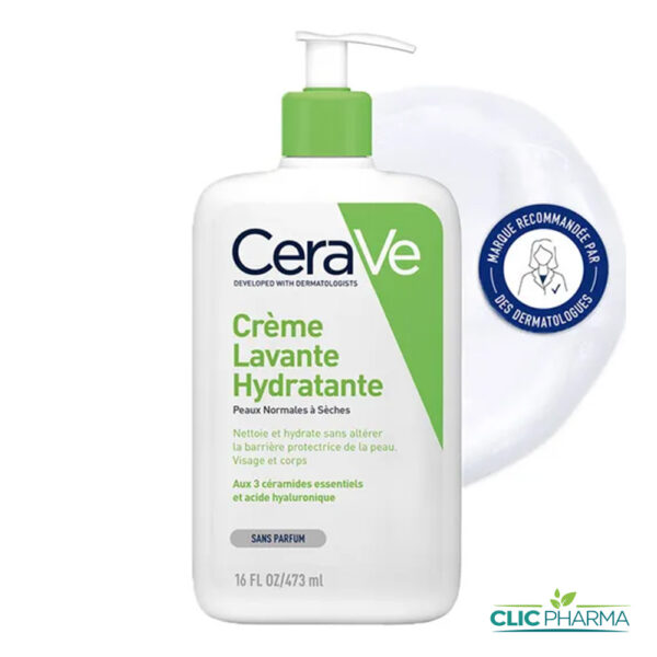 CERAVE CREME LAVANTE HYDRATANTE 473ML
