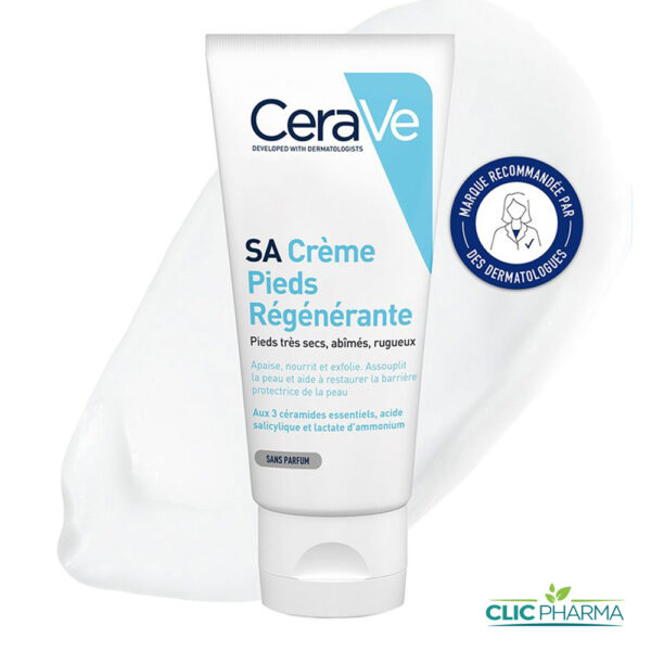 CERAVE SA CREME PIEDS REGENERANTE 88ML