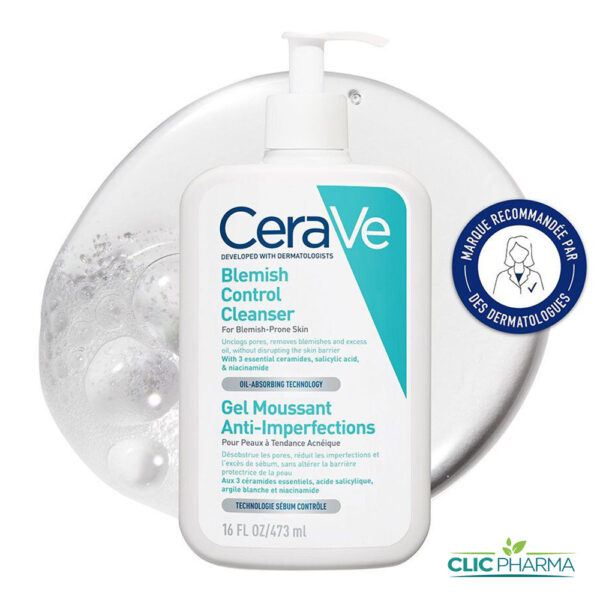 CERAVE GEL MOUSSANT ANTI-IMPERFECTIONS 473ML