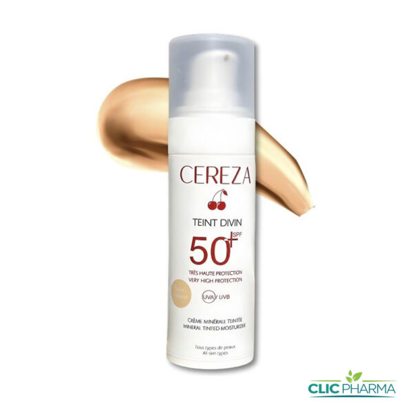 CEREZA ECRAN MINERALE TEINTE BEIGE NATURAL SPF50+ 30ML