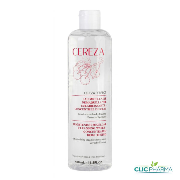 CEREZA PERFECT EAU MICELLAIRE DEMAQUILLANTE ECLAIRCISSANTE 400ML