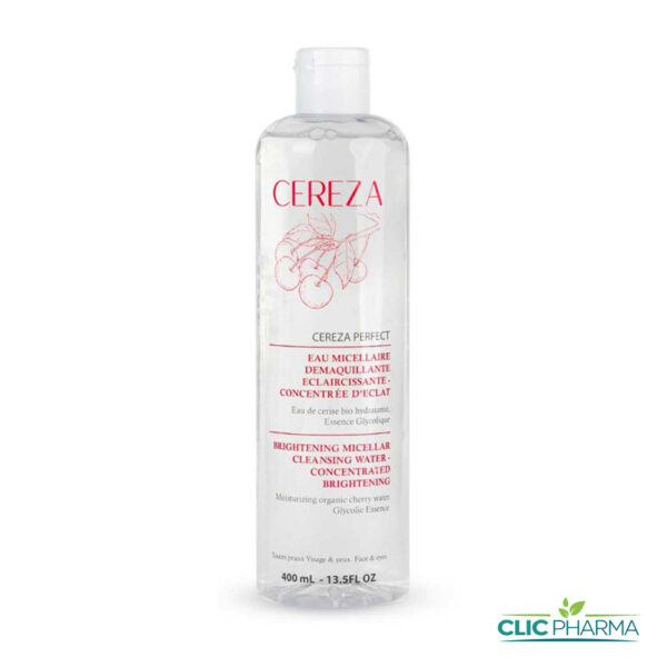 CEREZA PERFECT EAU MICELLAIRE DEMAQUILLANTE ECLAIRCISSANTE 400ML