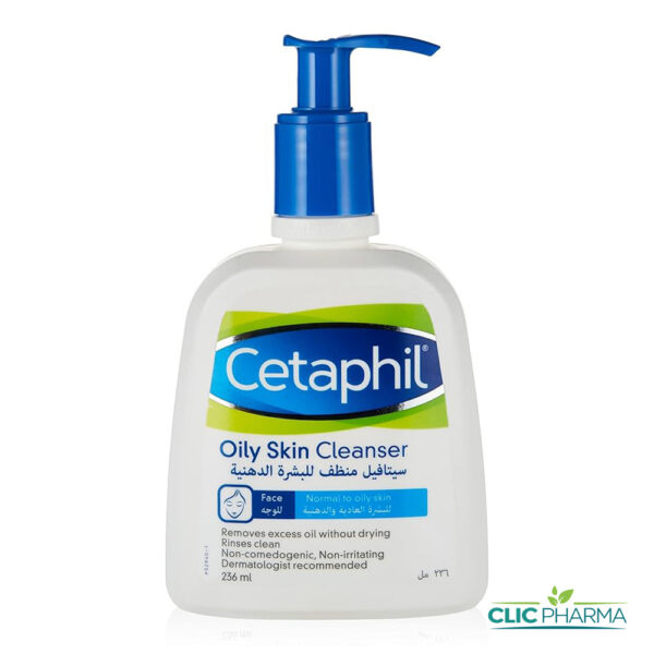 CETAPHIL OILY SKIN LOTION NETTOYANTE PEAUX GRASSES 236ML