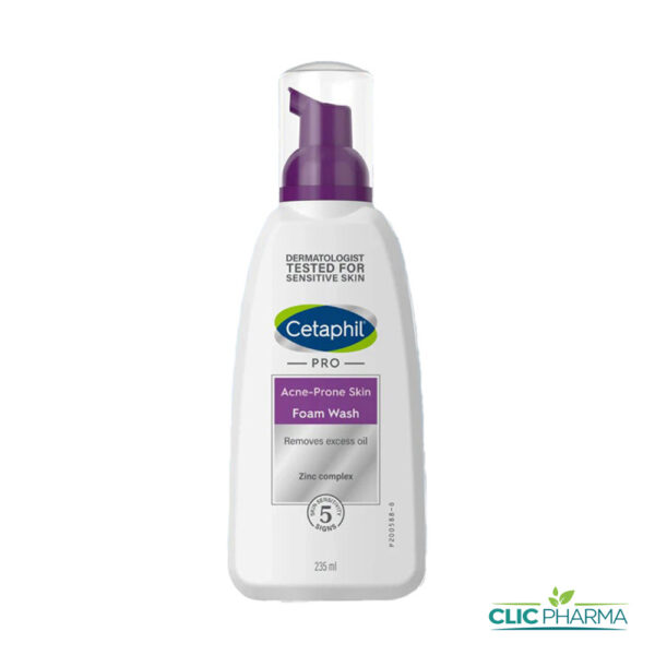 CETAPHIL PRO ACNE FOAM WASH MOUSSE NETTOYANTE 235ML
