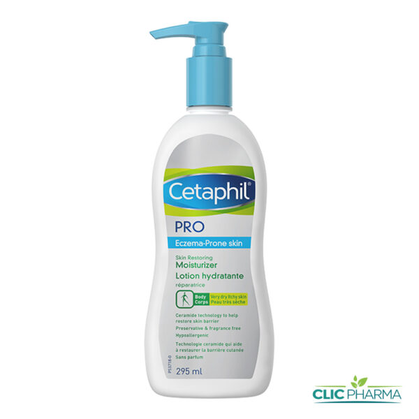 CETAPHIL PRO ECZEMA LOTION HYDRATANTE PEAUX ATOPIQUES 295ML