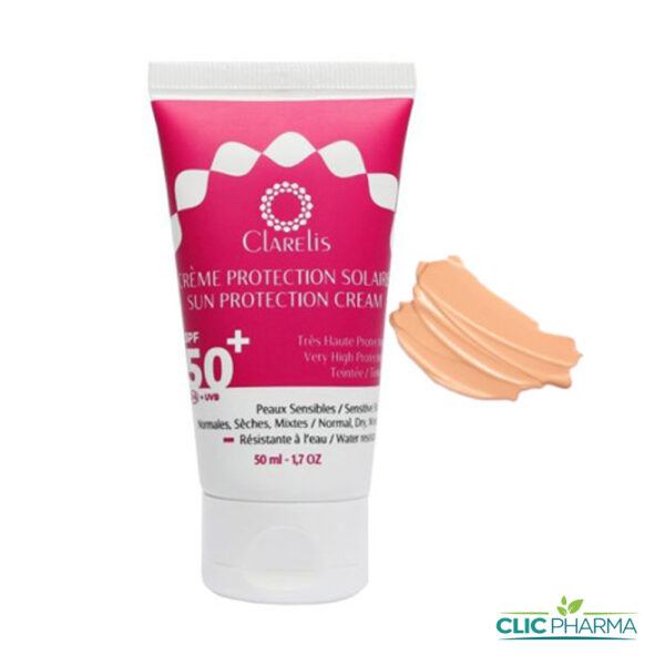 CLARELIS ECRAN TEINTE BEIGE FONCE SPF50+ 50ML