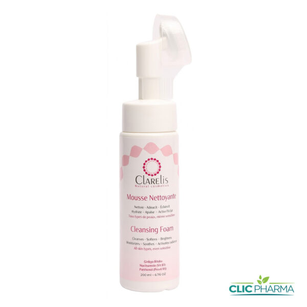 CLARELIS MOUSSE NETTOYANTE 200ML + BROSSE