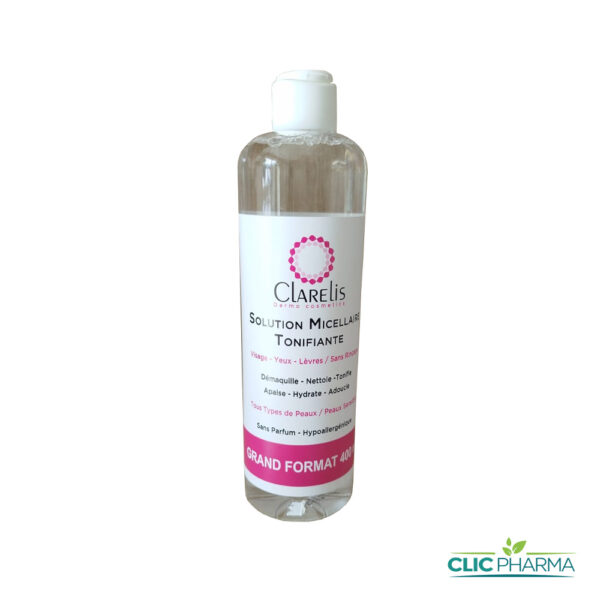 CLARELIS SOLUTION MICELLAIRE TONIFIANTE 400ML