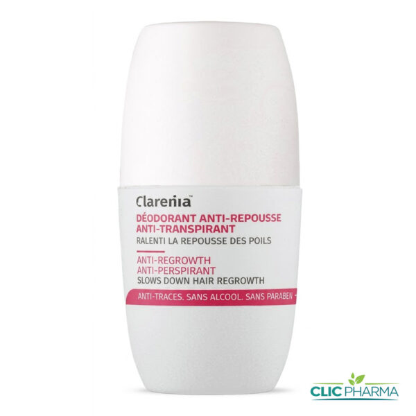 CLARENIA DEODORANT ANTI-REPOUSSE ANTI-TRANSPIRANT ROLL-ON 50ML