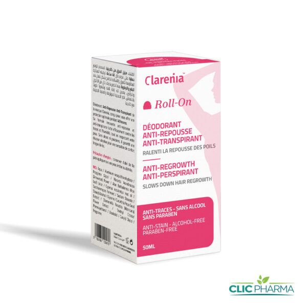 CLARENIA DEO ANTI-REPOUSSE ANTI-TRANSPIRANT 50ML