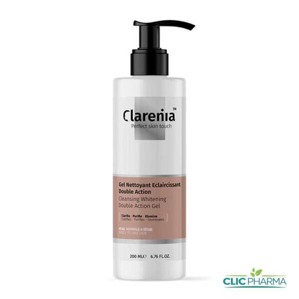 CLARENIA GEL NETTOYANT ECLAIRCISSANT NORMALE A SECHE 200ML