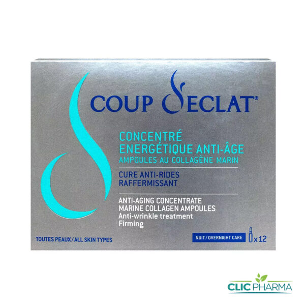 COUP D'ECLAT CONCENTRE ENERGETIQUE ANTI-AGE (12 AMPOULES)