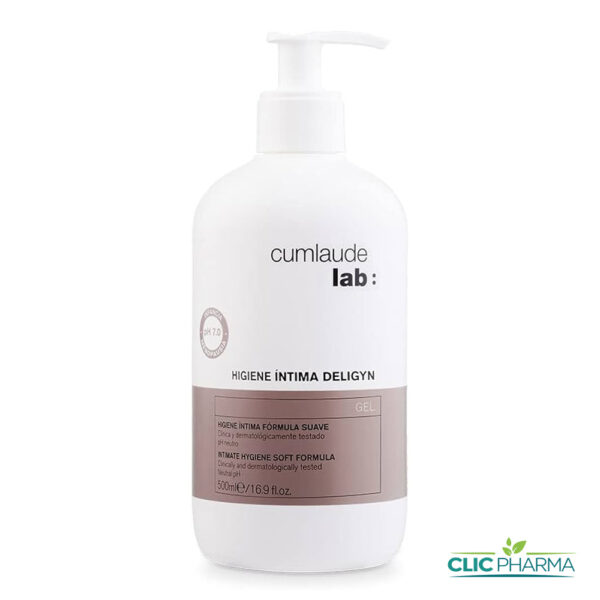 CUMLAUDE GEL NETTOYANT INTIME DOUX DELIGYN (MENOPAUSE) 500ML