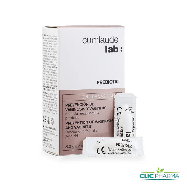 CUMLAUDE OVULES PREBIOTIC VAGINALES (BOITE DE 10 DOSES)