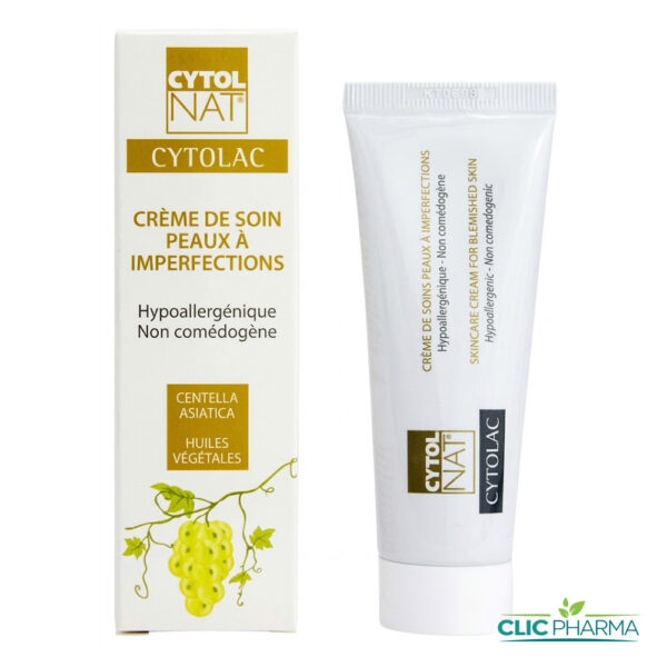 CYTOLNAT CYTOLAC CREME DE SOIN PEAUX A IMPERFECTIONS 50ML
