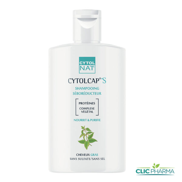 CYTOLNAT CYTOLCAP S SHAMPOOING SEBOREDUCATEUR CHEVEUX GRAS 200ML