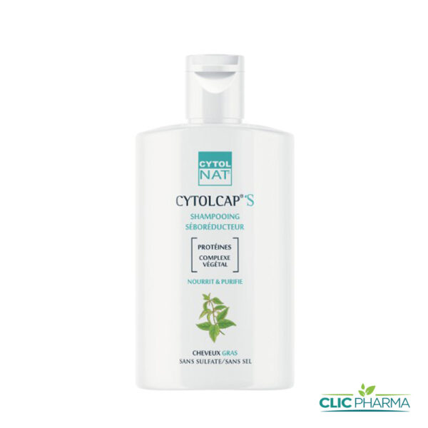 CYTOLNAT CYTOLCAP SHAMPOING SEBOREDUCATEUR CHEVEUX GRAS 200ML