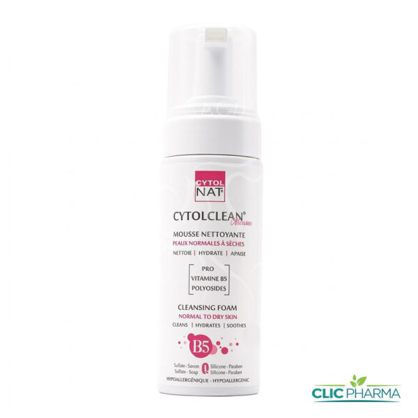 CYTOLNAT CYTOLCLEAN MOUSSE NETTOYANTE 150ML