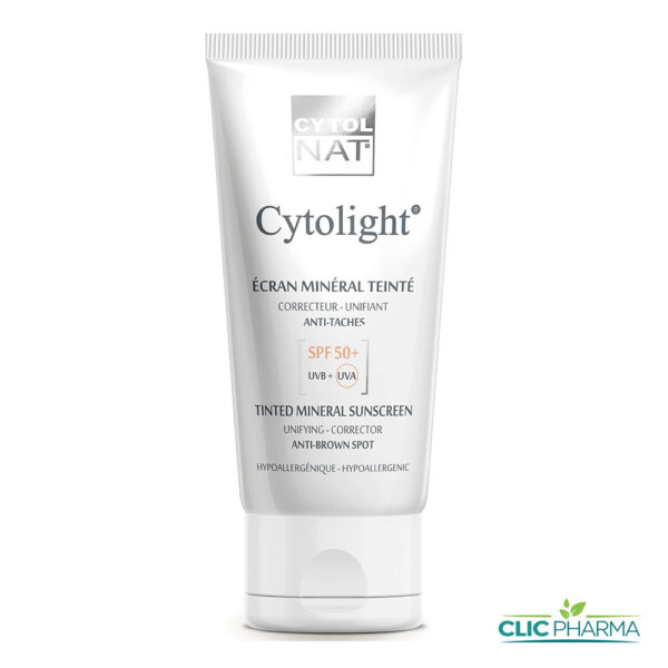 CYTOLNAT CYTOLIGHT ECRAN MINERAL TEINTE ANTI-TACHES SPF50+ 50ML