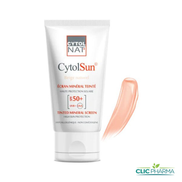 CYTOLNAT CYTOLSUN ECRAN MINERAL TEINTE BEIGE NATUREL SPF50+ 50ML