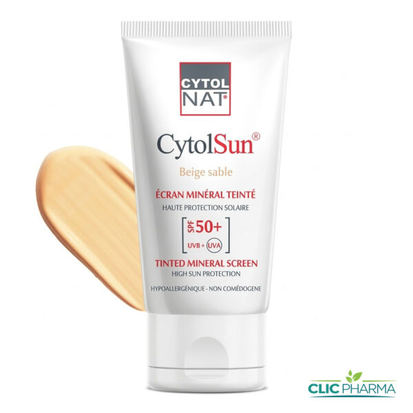 CYTOLNAT CYTOLSUN ECRAN MINERAL TEINTE BEIGE SABLE SPF50+ 50ML