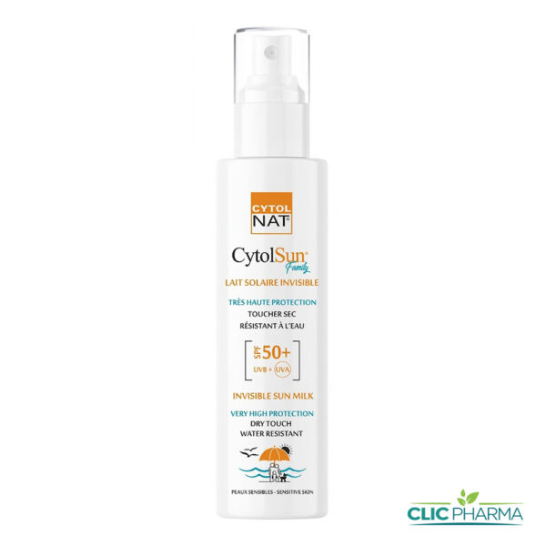 CYTOLNAT CYTOLSUN LAIT SOLAIRE INVISIBLE FAMILY SPF50+ 200ML