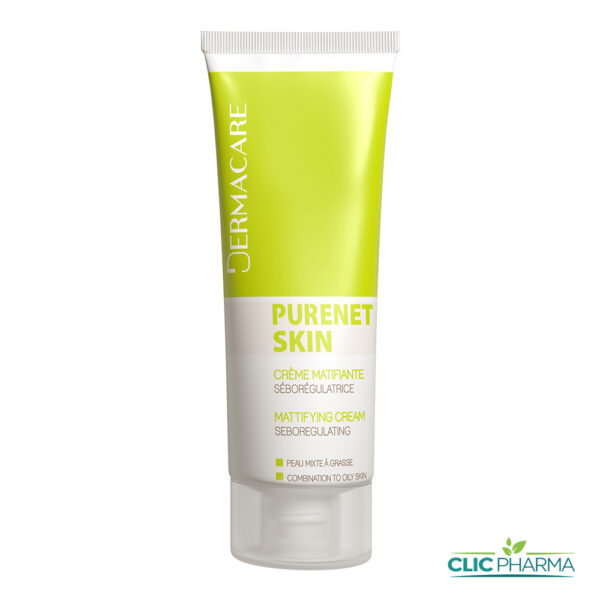 DERMACARE PURENET SKIN CREME MATIFIANTE PEAUX MIXTE A GRASSE 40ML