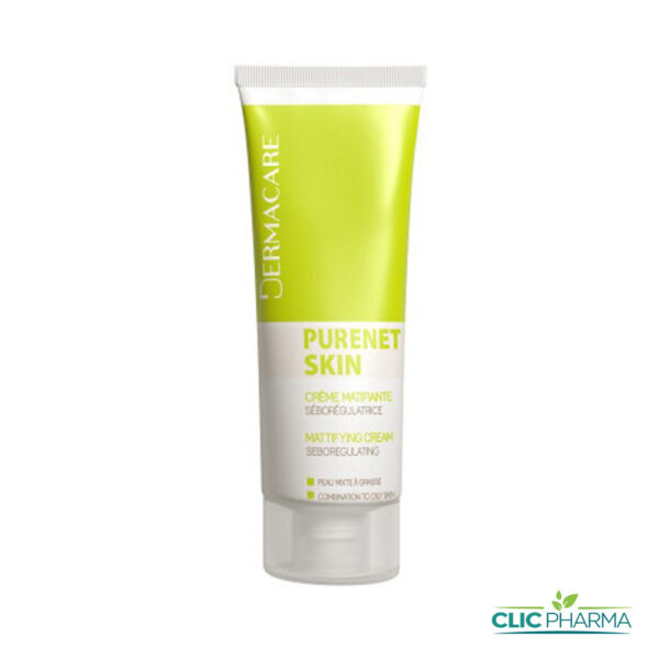 DERMACARE PURENET SKIN CREME MATIFIANTE PEAUX MIXTE A GRASSE 40ML