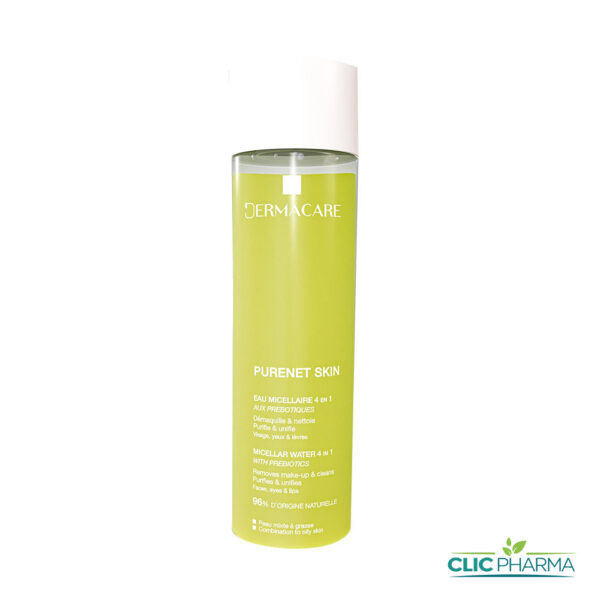 DERMACARE PURENET SKIN EAU MICELLAIRE 4en1 200ML