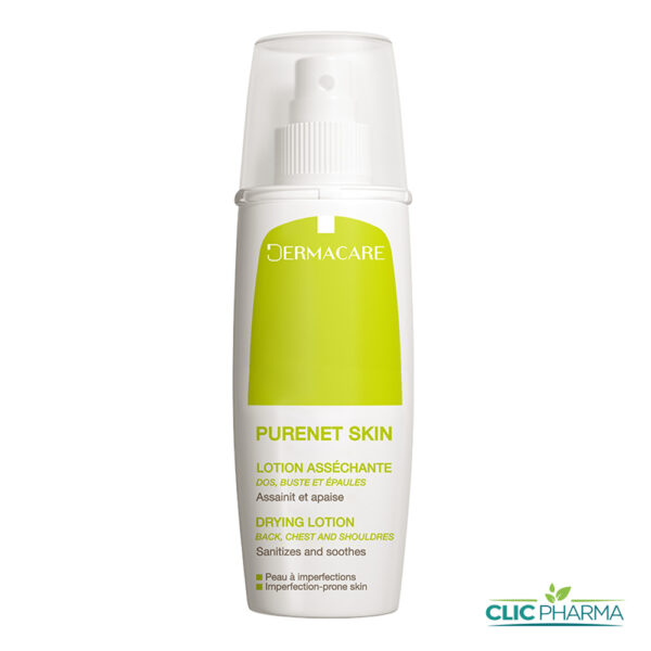DERMACARE PURENET SKIN LOTION ASSECHANTE PEAUX MIXTE A GRASSE 100ML