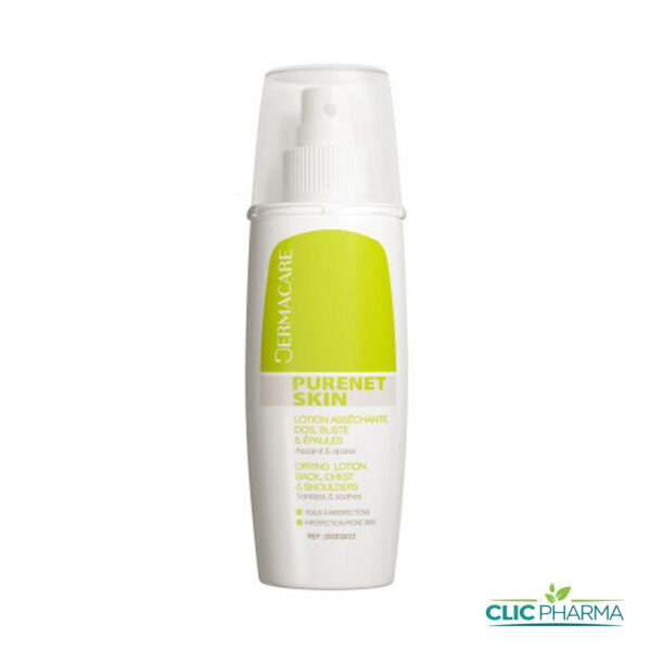 DERMACARE PURENET SKIN LOTION ASSECHANTE PEAUX MIXTE A GRASSE 100ML
