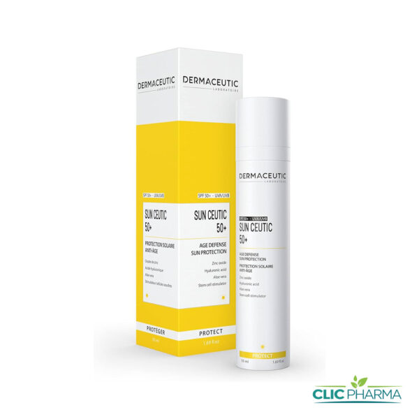 DERMACEUTIC SUN CEUTIC SPF50+ ECRAN INVISIBLE ANTI-AGE 50ML