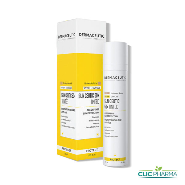 DERMACEUTIC SUN CEUTIC SPF50+ ECRAN TEINTE ANTI-AGE 50ML