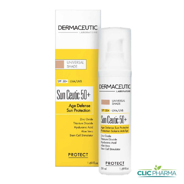 DERMACEUTIC SUN CEUTIC ECRAN TEINTE ANTI-AGE SPF50+ 50ML