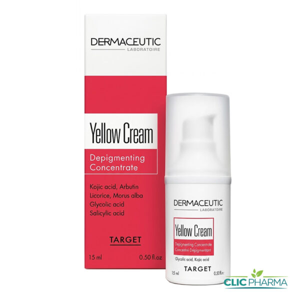 DERMACEUTIC YELLOW CREAM CONCENTRE DEPIGMENTANT 15ML