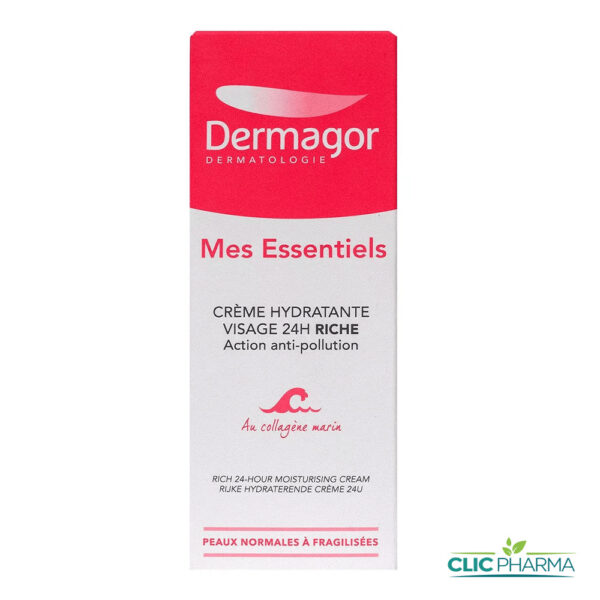 DERMAGOR MES ESSENTIELS CREME HYDRATANTE VISAGE RICHE 40ML