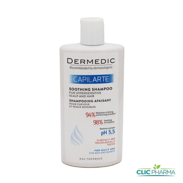 DERMEDIC CAPILARTE SHAMPOING APAISANT CHEVEUX HYPERSENSIBLE 300ML
