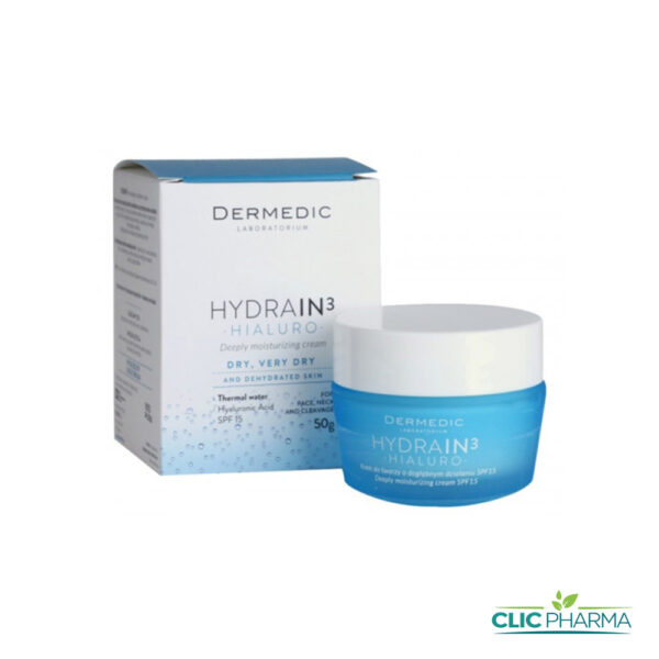 DERMEDIC HYDRAIN 3 CREME HYDRATANTE DE JOUR SPF15 50GR