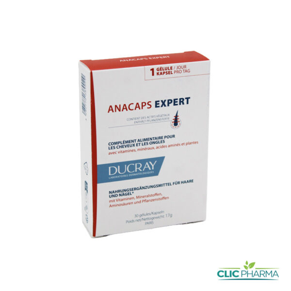 DUCRAY ANACAPS EXPERT CHEVEUX ET ONGLES (30 GÉLULES)