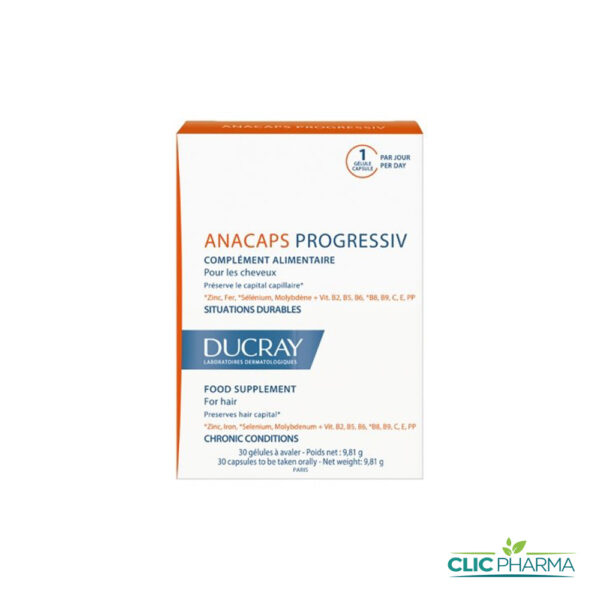 DUCRAY ANACAPS PROGRESSIV (30 GÉLULES)