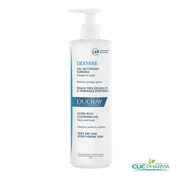 DUCRAY DEXYANE GEL NETTOYANT SURGRAS 400 ML