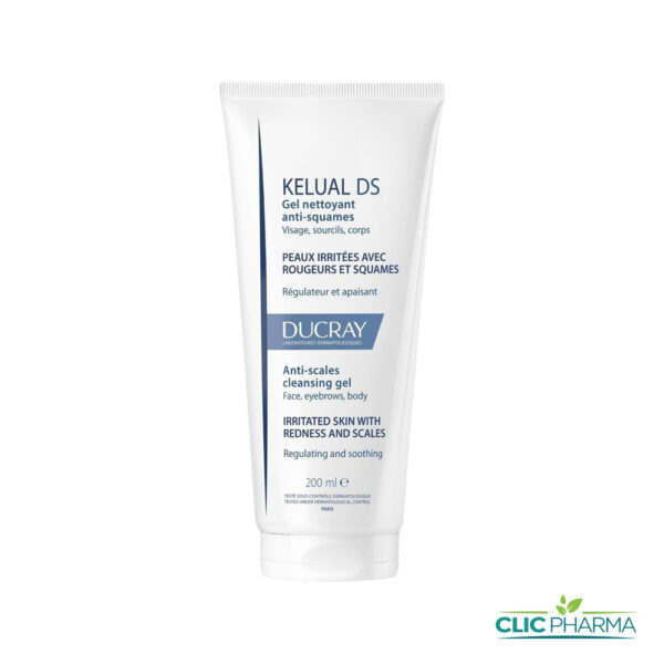 DUCRAY KELUAL DS GEL NETTOYANT ANTI SQUAMES 200 ML