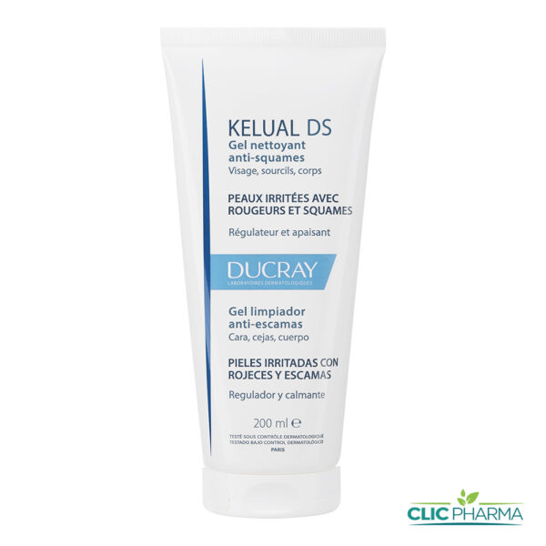 DUCRAY KELUAL DS GEL NETTOYANT ANTI-SQUAMES 200 ML