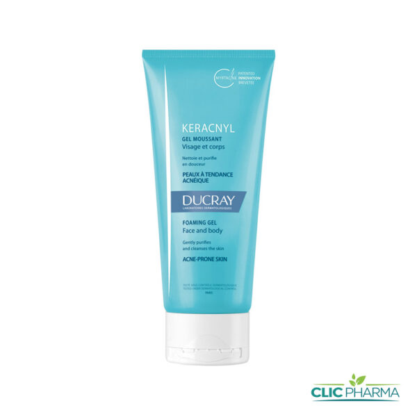 DUCRAY KERACNYL GEL MOUSSANT VISAGE ET CORPS 200ML