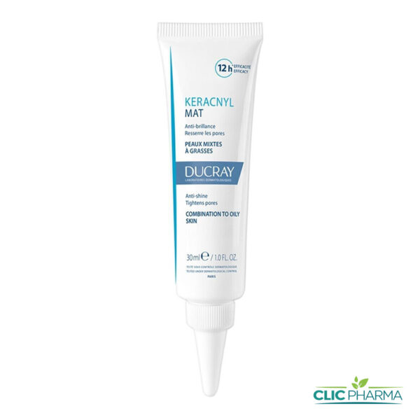 DUCRAY KERACNYL MAT SOIN MATIFIANT PEAUX MIXTES A GRASSES 30ML