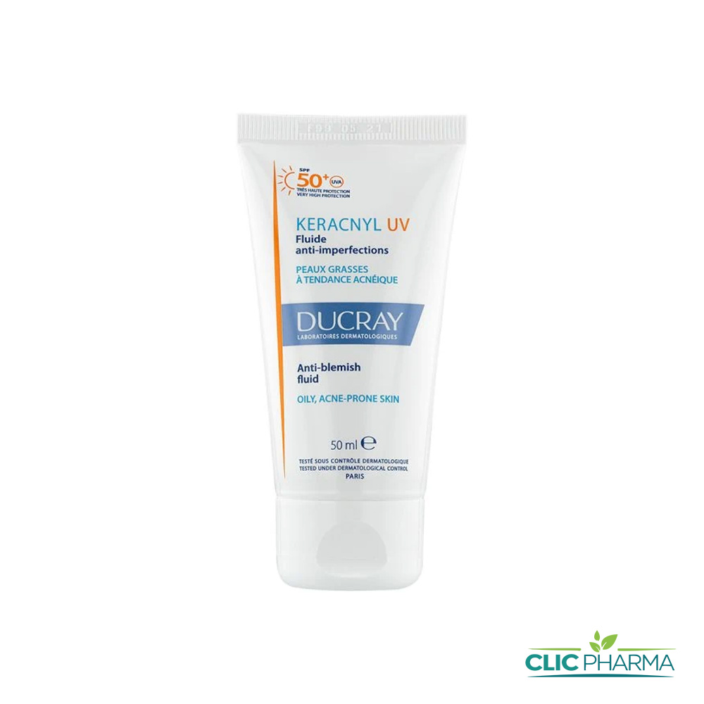DUCRAY KERACNYL UV FLUIDE ANTI-IMPERFECTION SPF50+ 50ML