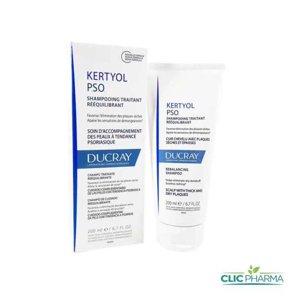 DUCRAY KERTYOL PSO SHAMPOING TRAITANT RÉÉQUILIBRANT 200ML